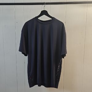 ASRV 0822 Navy Blue Size M AeroSilver® Oversized Tee